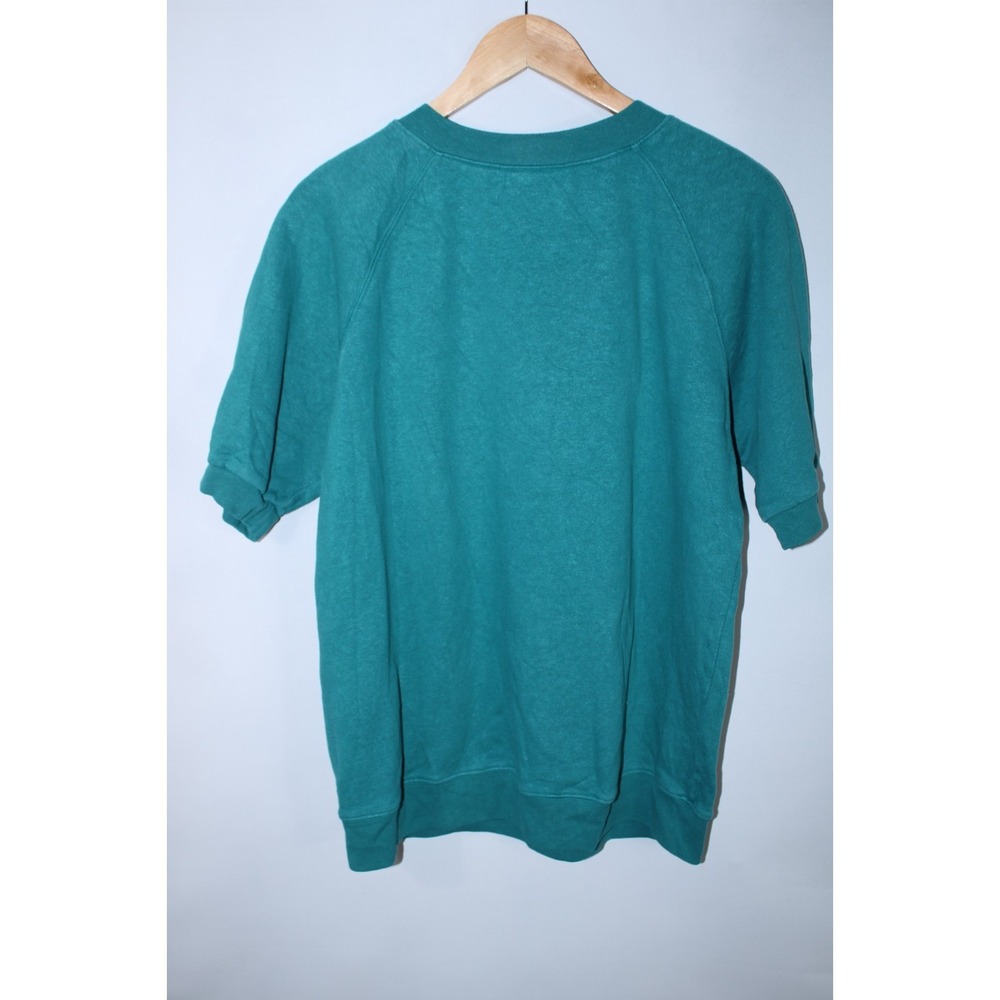 Jungmaven Men's Large Teal Crew Neck Heavyweight T-Shirt Made in USA - Picture 7 of 9